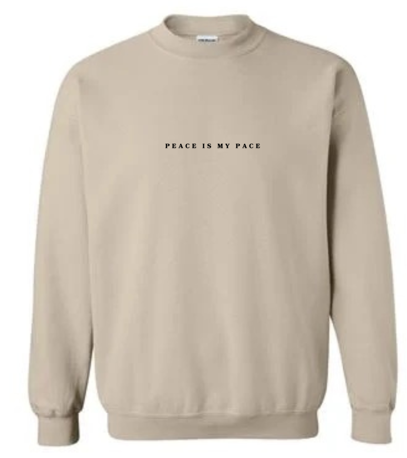 Peace Is My Pace - Embroidered Sweatshirt