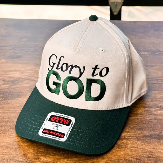Glory to God Embroidery Cap