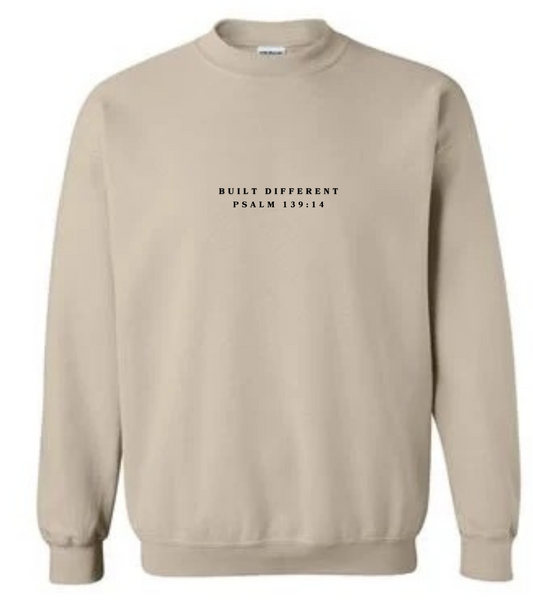 Built Different - Embroidered Sweatshirt